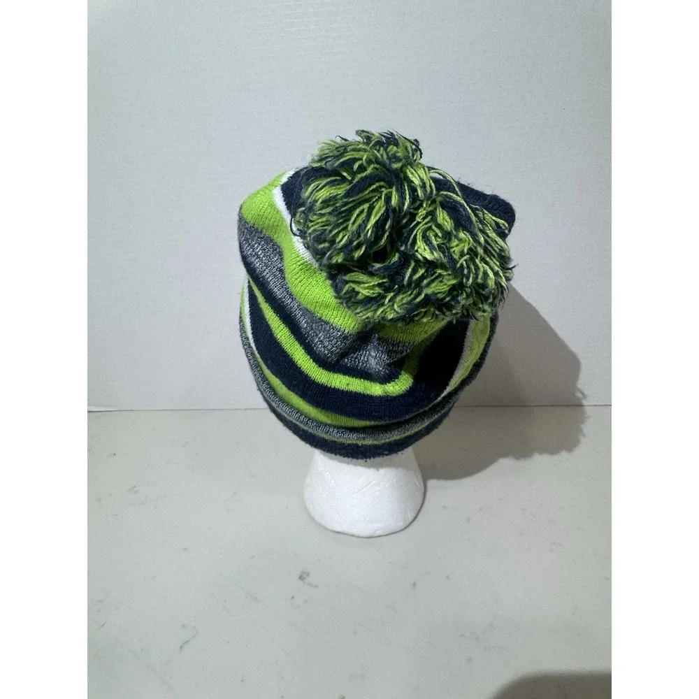 New Era 2014 SEATTLE SEAHAWKS Sport Knit Sideline Pom Hat‎ Beanie